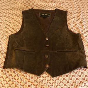 Vintage Suede Vest.   Size M